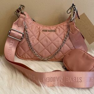 NWT Steve Madden (Btamela) Crossbody w/ AirPod Pouch- Peach
